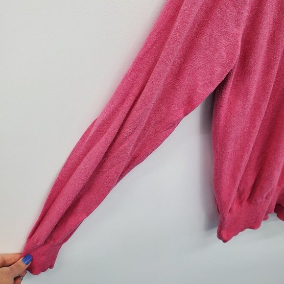 Peter Millar Mens Pink Cashmere Blend V-Neck Pullover Sweater Size L Golf Golfer - Picture 5 of 11